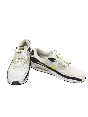 Nike Air Max 90 mens white lime black low athletic sneakers sz 11.5 SKU 10-513